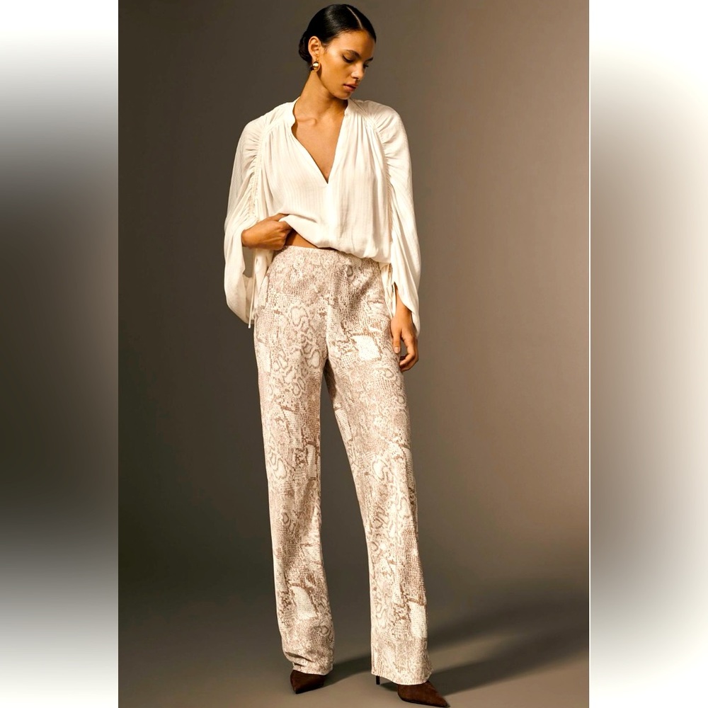 NWT the Tilda Pant (Anthropologie) Snake Print Pants. Small
